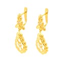 Pendientes oro 18 kts largos