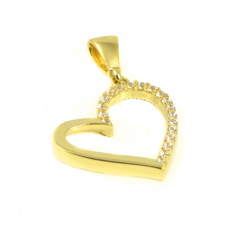Colgante de oro 18 kts corazón