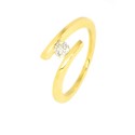 ANILLO ORO AMARILLO 18 KTS CON DIAMANTE