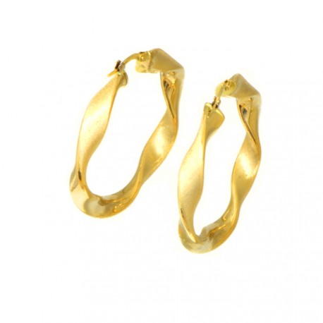 Pendientes oro  amarillo18 kts aro