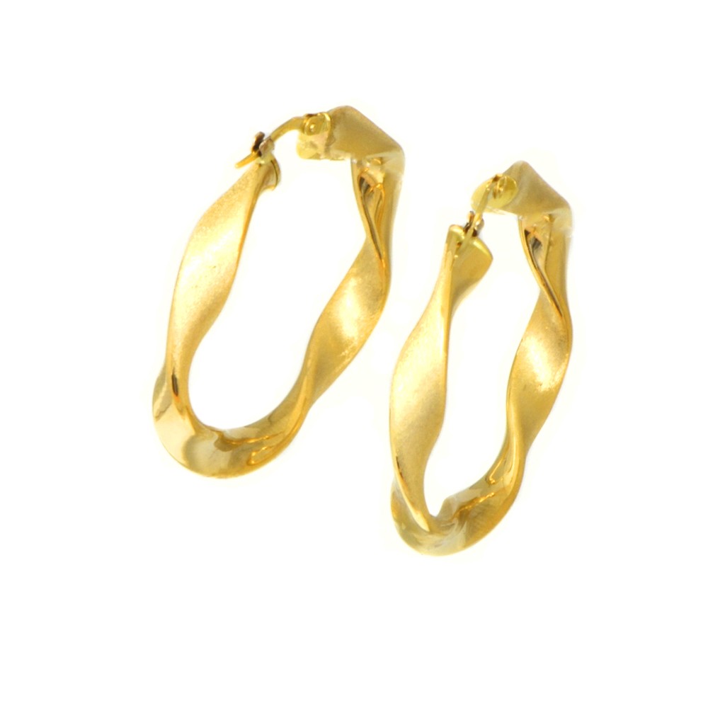 Pendientes oro  amarillo18 kts aro