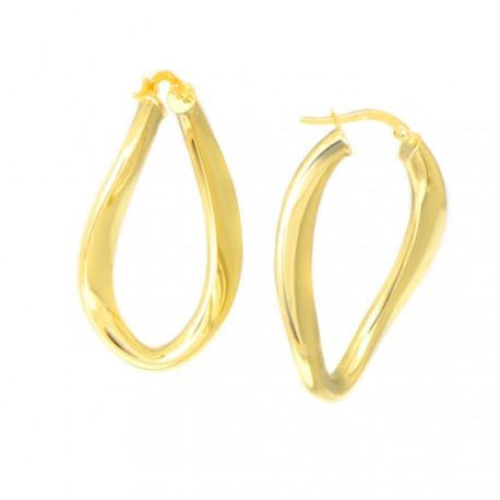 Pendientes oro  amarillo18 kts aro