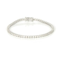 Polsera diamants or 18 kts blanc circonitas dona