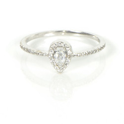 Anell or 18 quirats circonites