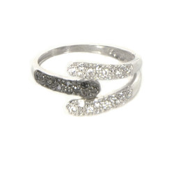 Anell or 18 quirats circonites