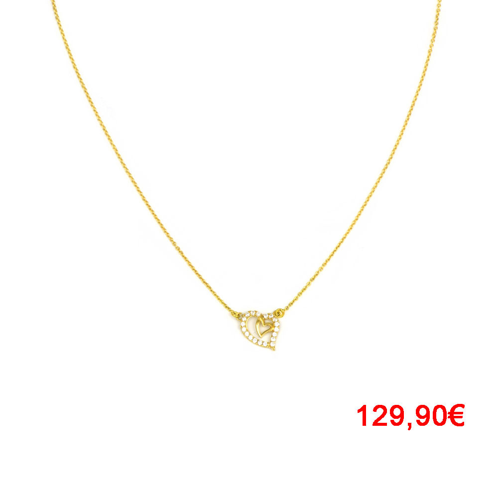 Collaret d'or groc 18 KTS  cor