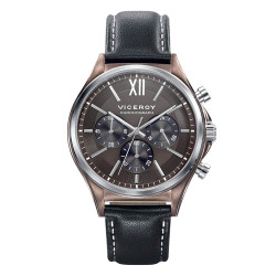 Rellotge Viceroy 46.671-57 d'home NEW amb caixa d'acer i corretja de pell Cronograph