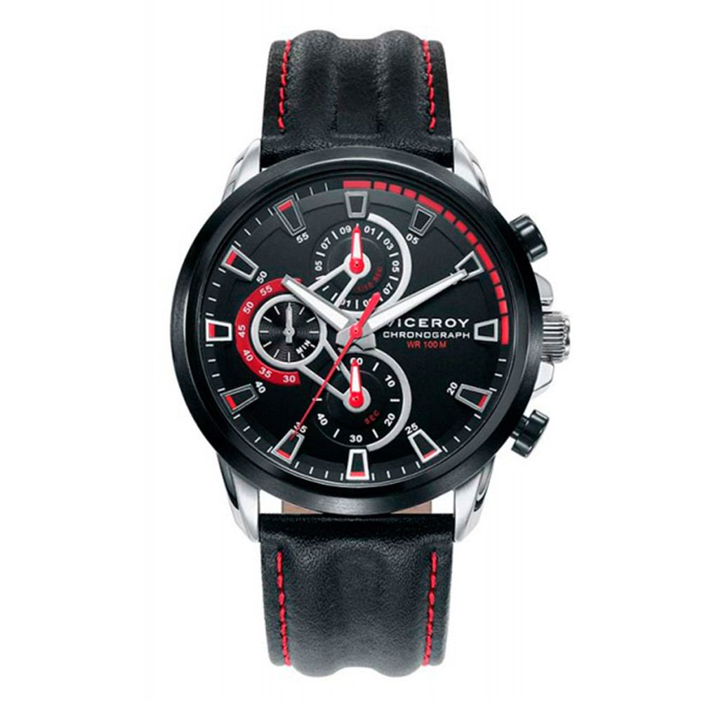 Reloj Viceroy Hombre 46731-57 Piel Negra