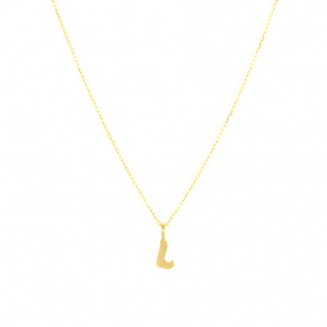 Inicial oro 18 kts letra L