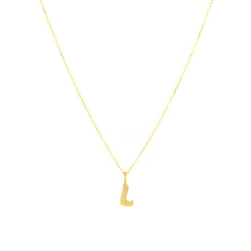 Inicial oro 18 kts letra L