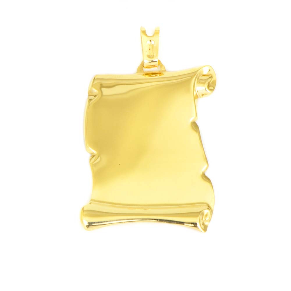 placa oro 18 klts pergamino