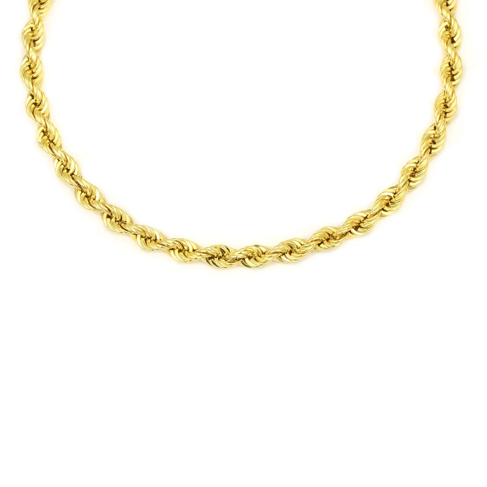 Cordó d'or 18 kts semi massís 5.5 milímetres