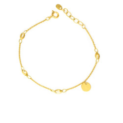 Pulsera oro amarillo18 kts mujer