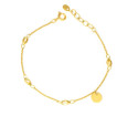 Pulsera oro amarillo18 kts mujer