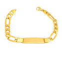 Polsera placa home en Or de 18 Kl.
