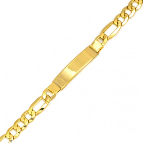 Pulsera nomeolvides oro 18 kts hombre