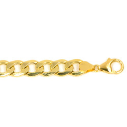 Pulsera oro 18 kts hombre barbada