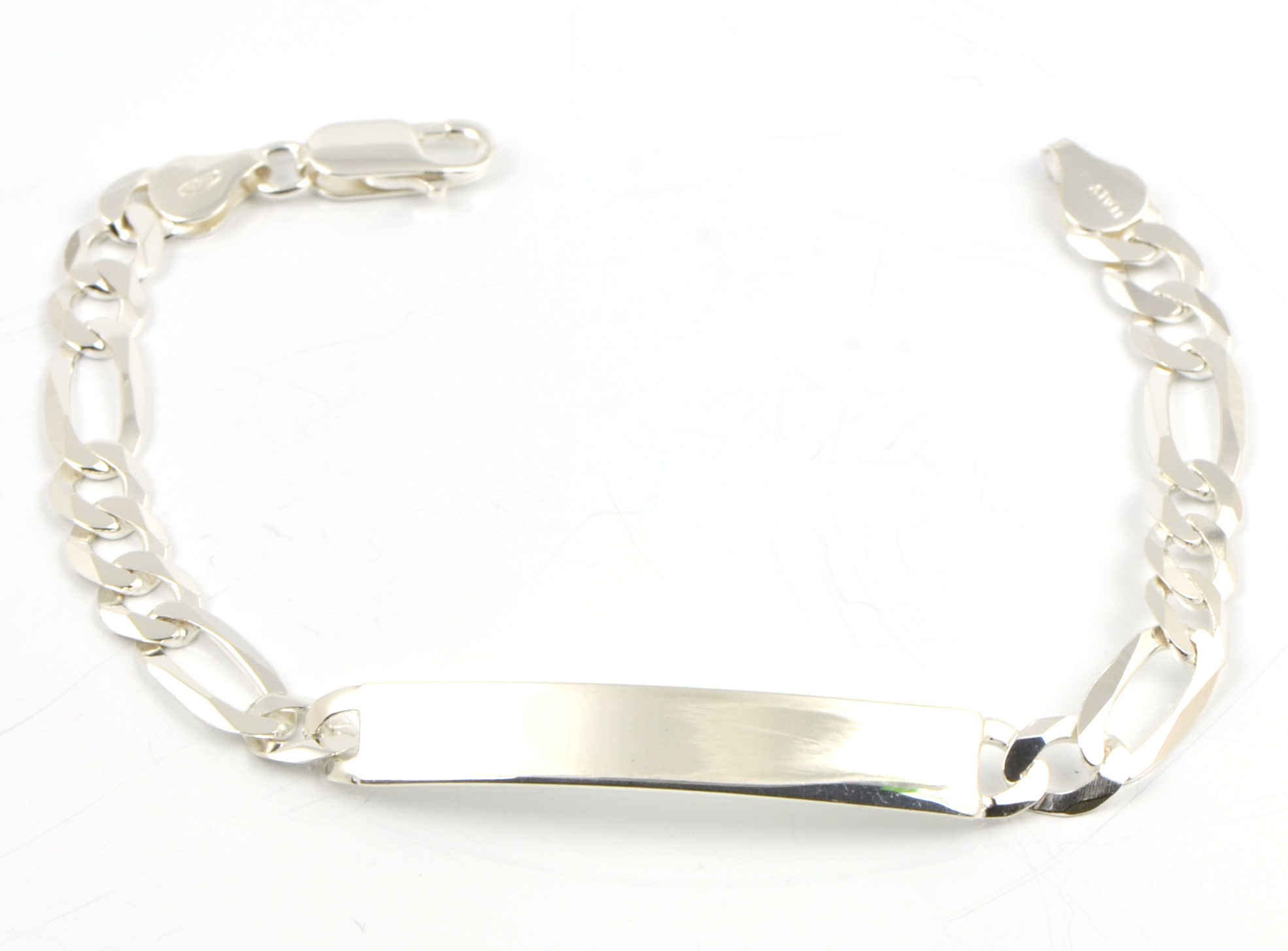 Pulsera de oro para bebé con placa