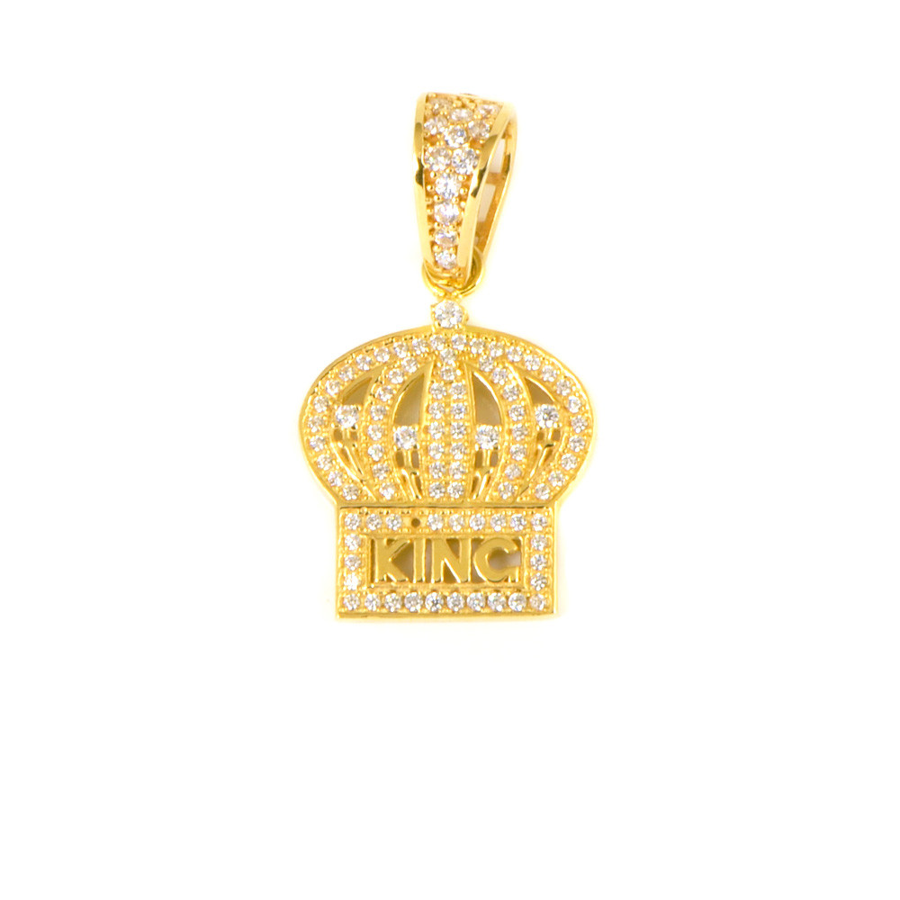 Colgante corona de18 kts