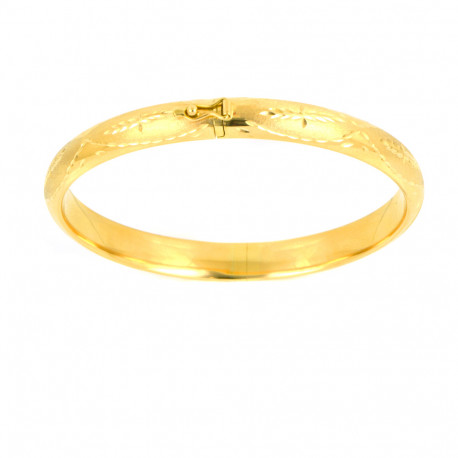 oro 18 kts rígida tallada