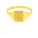 Anillo oro 18 kilates sello
