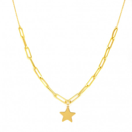 Gargantilla oro amarillo 18kts estrella