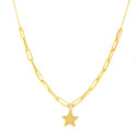 Collaret d'or groc 18 KTS amb esrella