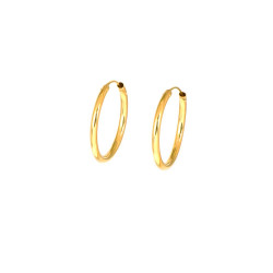 Pendientes oro  amarillo18 kts aro