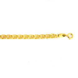 Pulsera oro 18 kts con placa