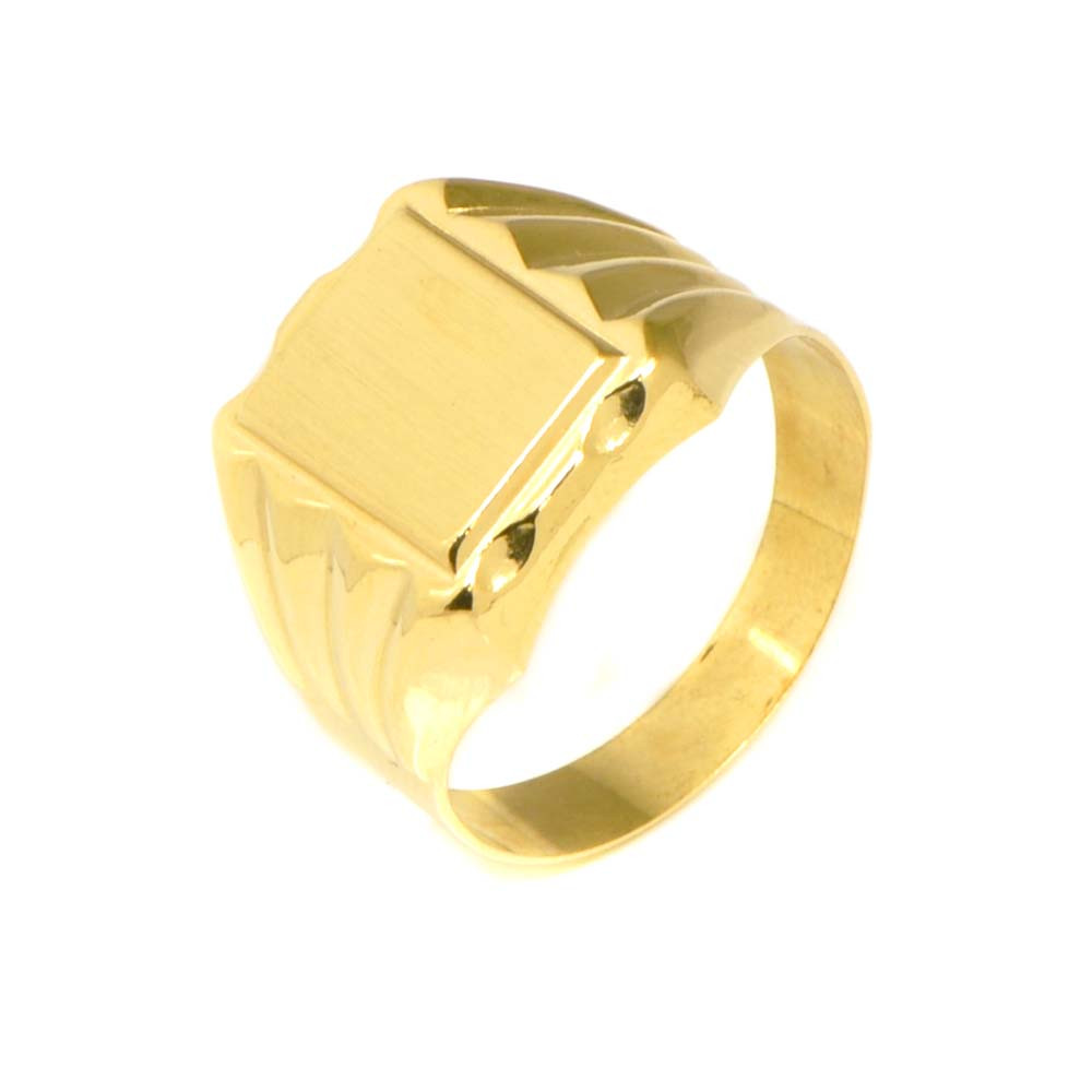 Anillo oro  18 kilates sello