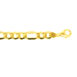 Pulsera nomeolvides oro 18 kts hombre 3X1
