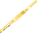 Pulsera nomeolvides oro 18 kts hombre 3X1