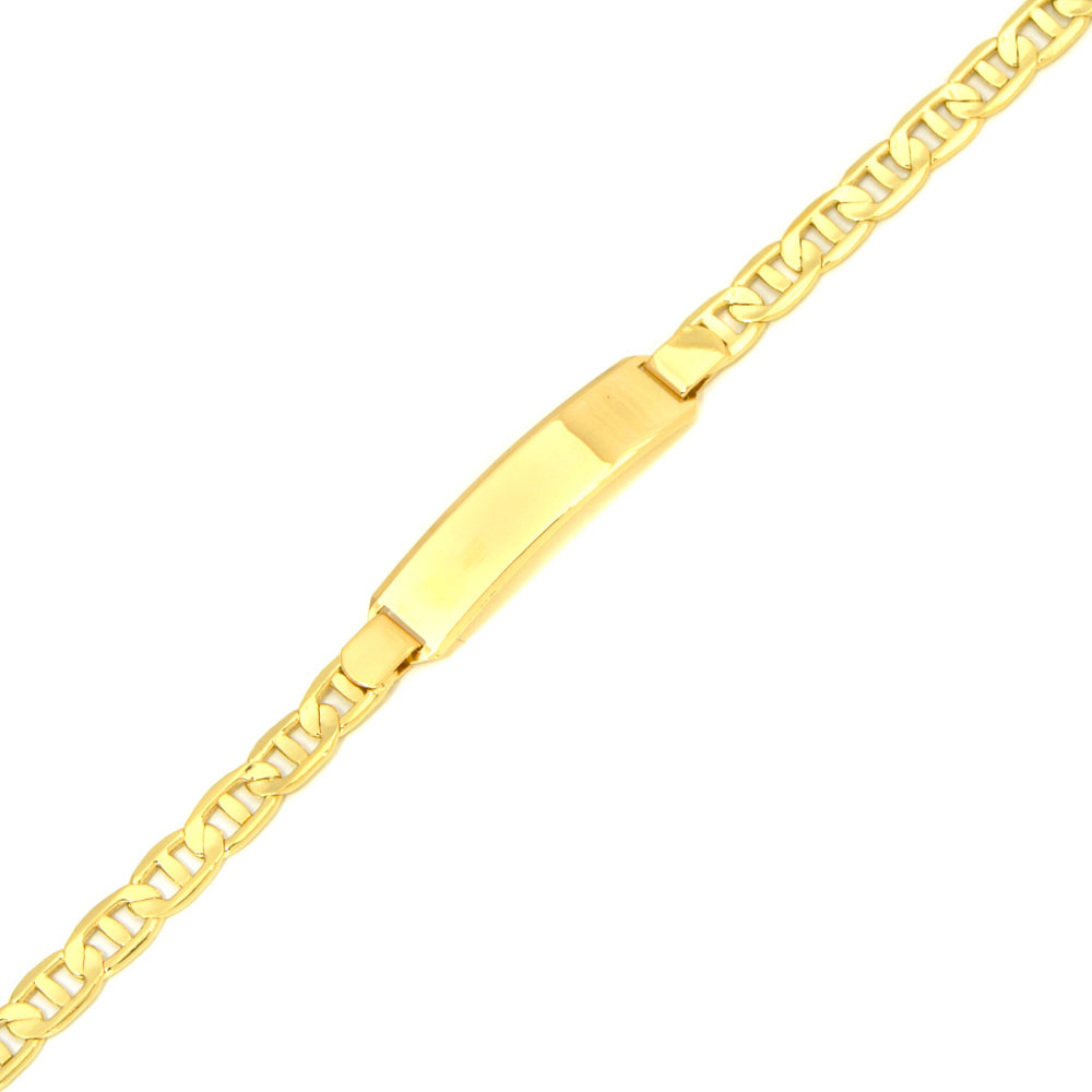 Pulsera nomeolvides oro 18 kts hombre