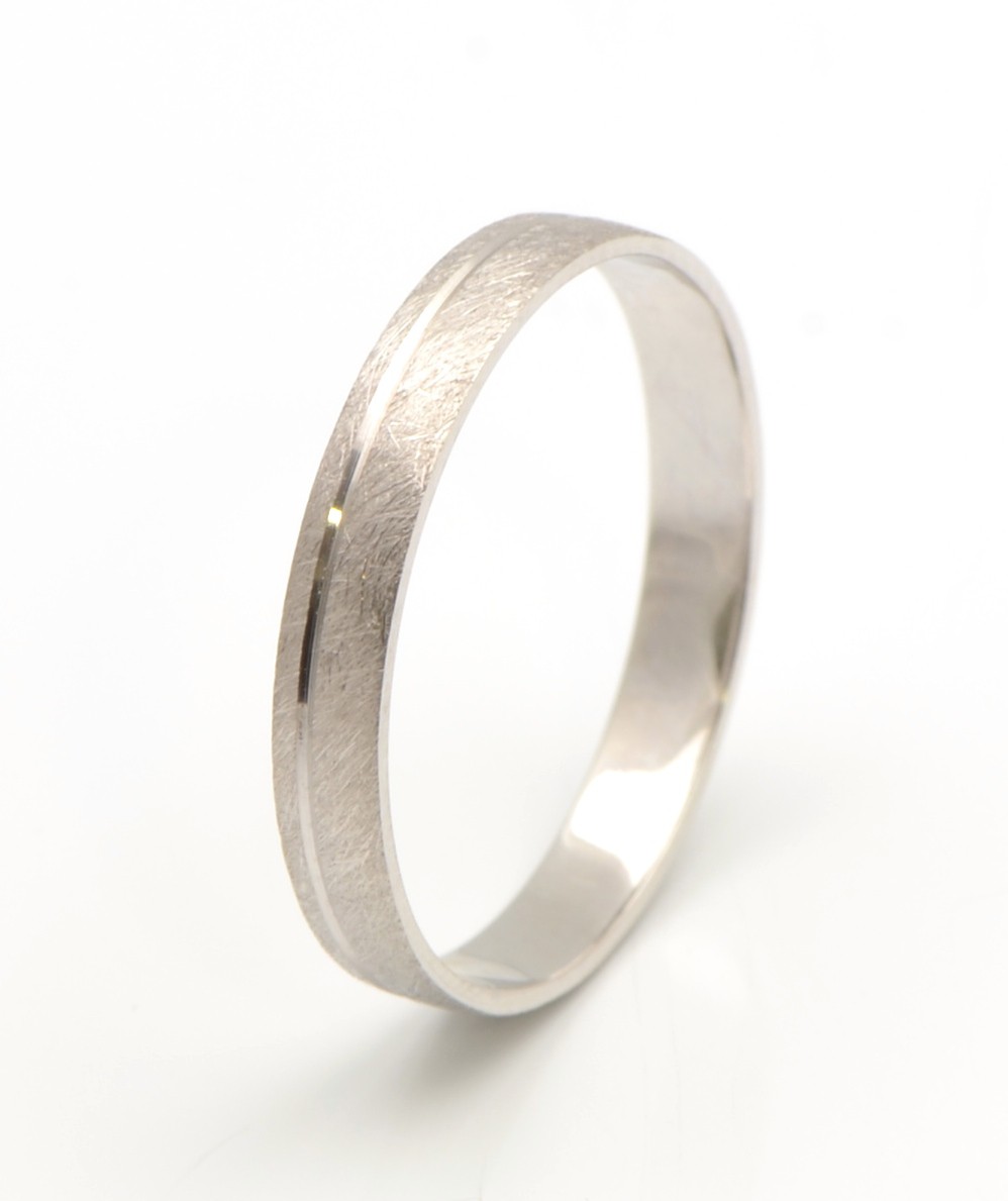 Alianza de oro blanco 18 kts