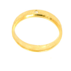 Aliança d'or 18 kts groc