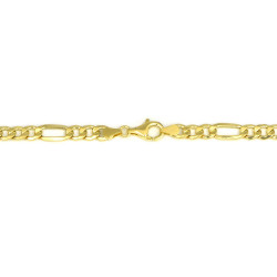 Cadena d'or 18 kts semi massissa de 5 mil·límetres
