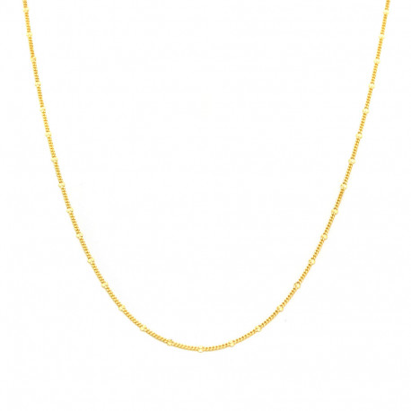 Cadena d'or 18 kts massissa de 1.8 mil·límetre