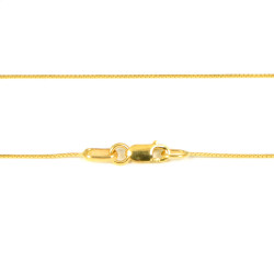 Gargantilla oro amarillo 18kts flores