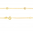 Collaret d'or groc 18 KTS amb circonitas