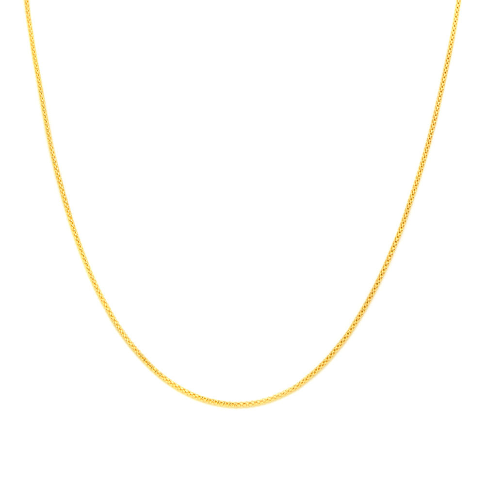 Cadena d'or 18 kts malla rodona