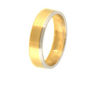 Alianza de oro bicolor