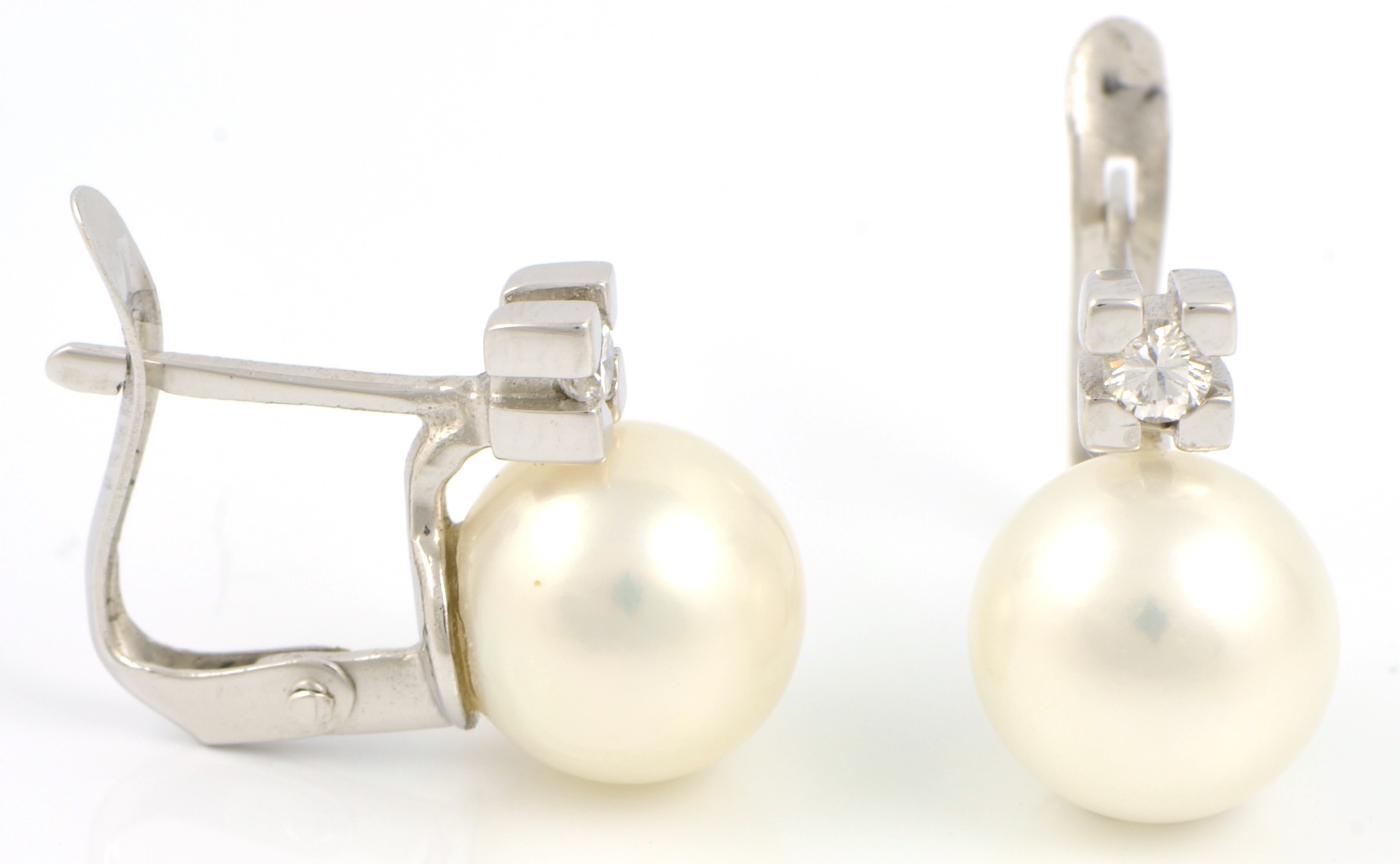 Pendientes de novia con 6 diamantes