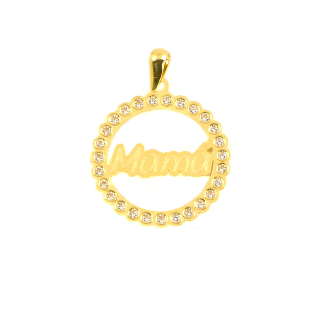 Penjoll mama en or de 18 kts