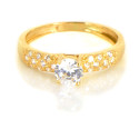 Anillo oro 18 kilates circonitas