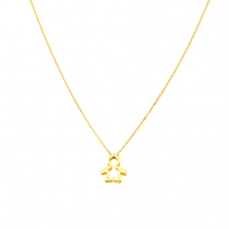 Collaret or 18kts nens