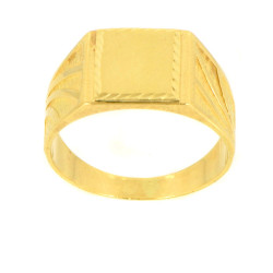 Anillo hombre oro  18 kilates sello
