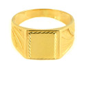 Anillo hombre oro  18 kilates sello