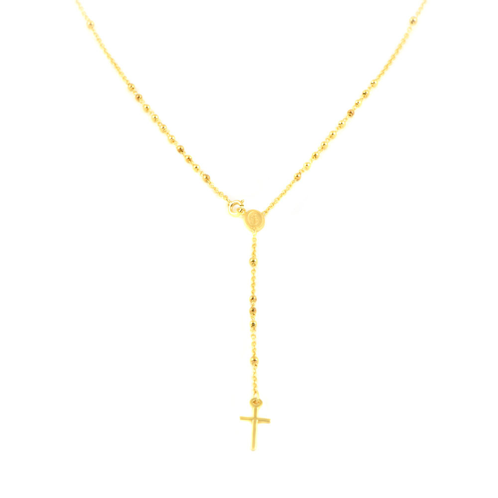 Gargantilla rosario oro 18kts