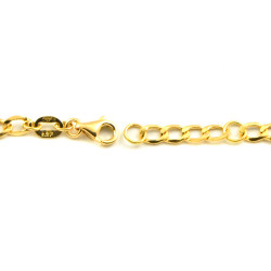 Pulsera oro 18 kts con placa