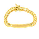 Pulsera oro 18 kts con placa